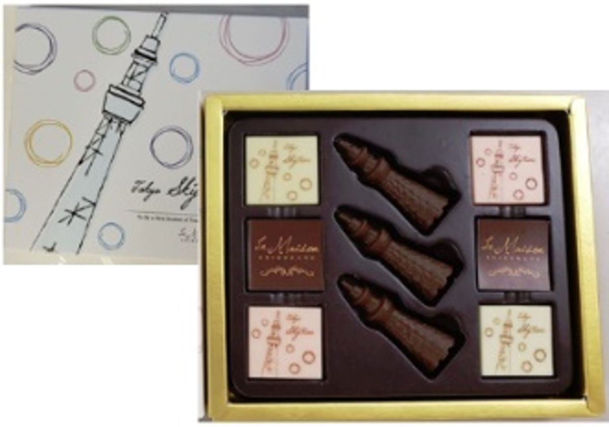  「TOKYO SKYTREE® ショコラセレクションS」849円／SKYTREE SHOP 東京スカイツリー５Fオフィシャルショップ