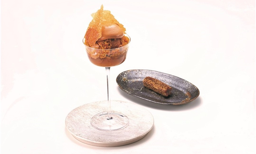 ハルカ ムロオカ「水カカオ+カカオチュロス」（1人前）3850円 ※東京会場限定