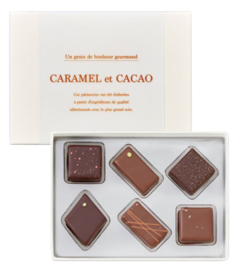 キャラメル エ カカオ「ガトー6粒」（6個入）　2681円 ※東京会場限定