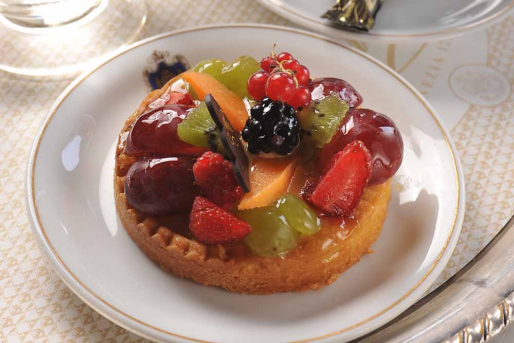 「フルーツタルト」€17