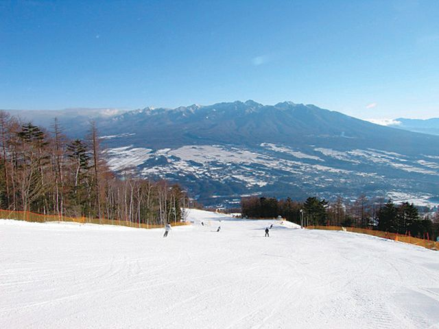 天気が良ければ絶景も楽しめるアルパインゲレンデ