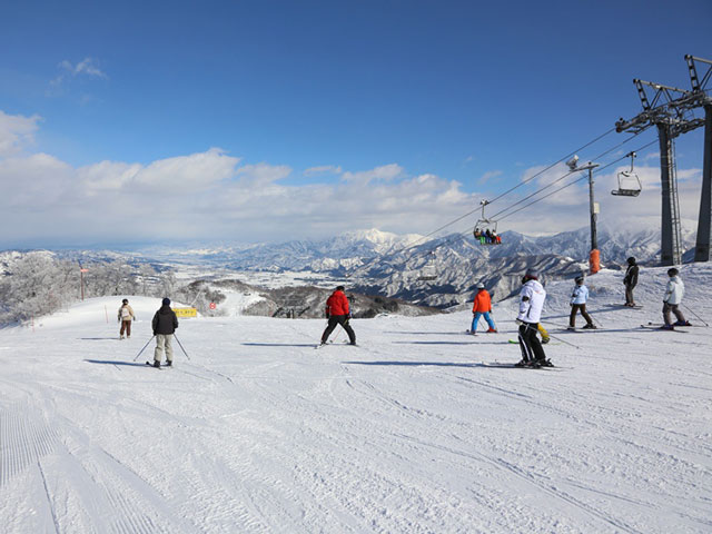 アクセスのよさだけでなく、ゲレンデコンディションのよさも魅力