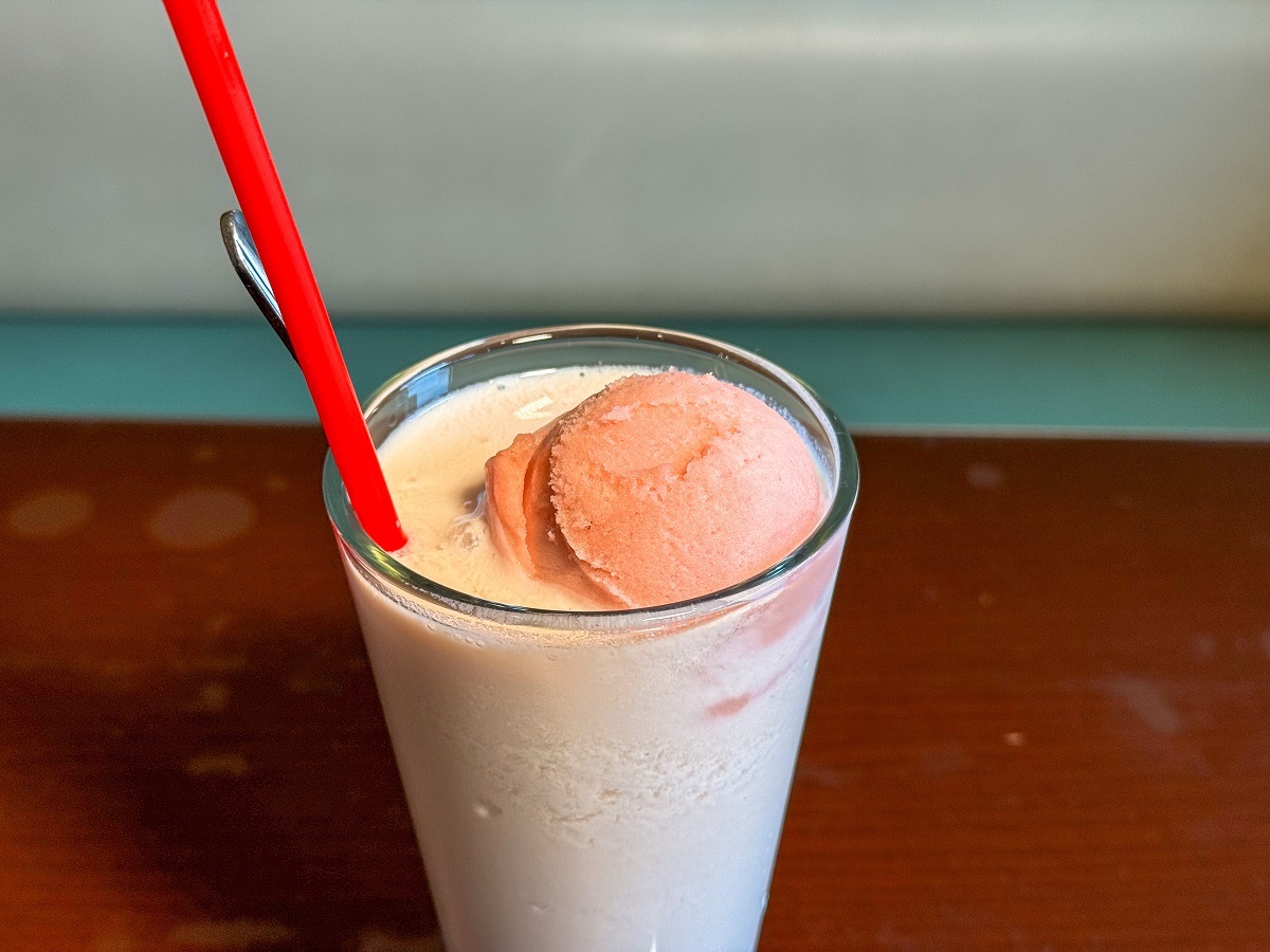 「とちおとめフロート」650円