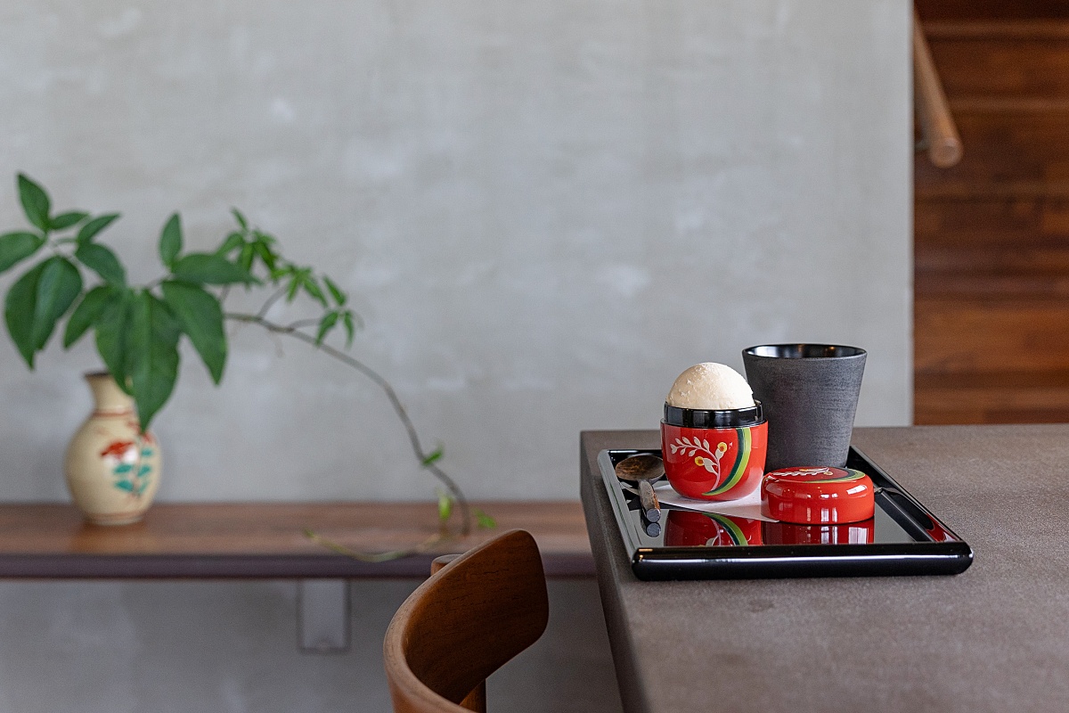 CAFUNÉのアイスクリーム&コーヒーセットは950円