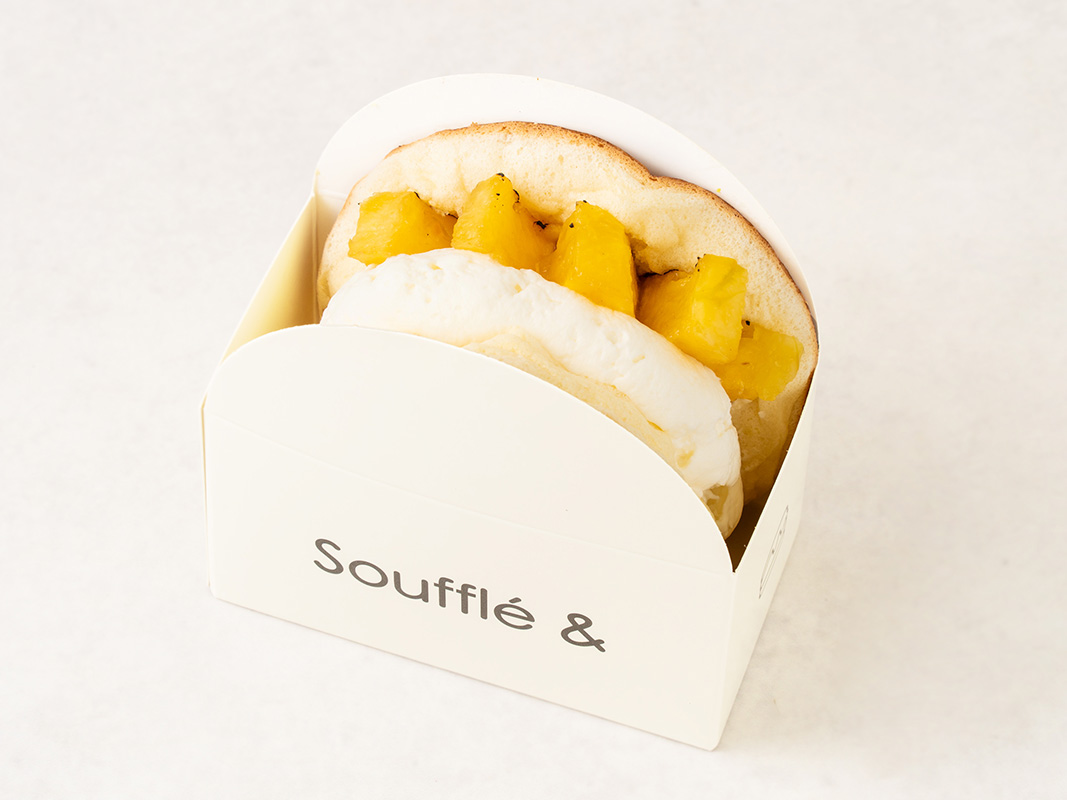 「焼パイナップルマスカルポーネ」750円