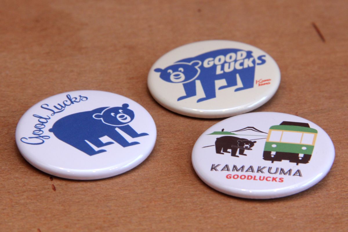 「缶バッヂ」1個110円～