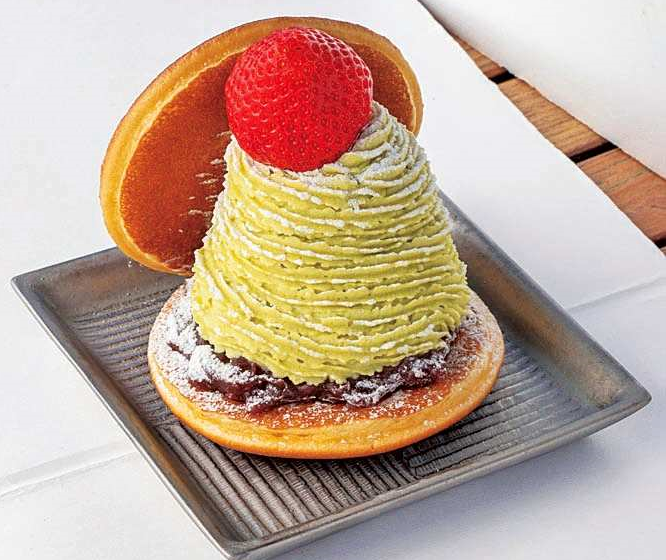 「ピスタチオモンブランどら焼き」 1290円~