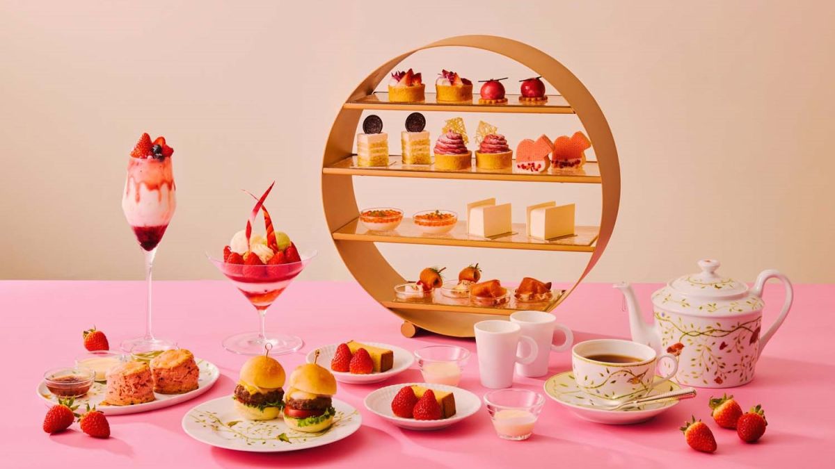 【大阪ステーションホテル】イチゴがホワイトチョコレートに恋をした、ピンクと白のラブリーな世界「ストロベリー＋ショコラブラン アフタヌーンティー」