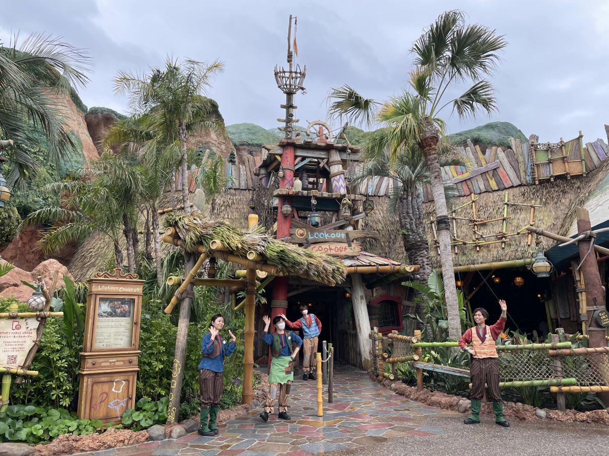 ピーターパンのネバーランドにあるレストラン「ルックアウト」