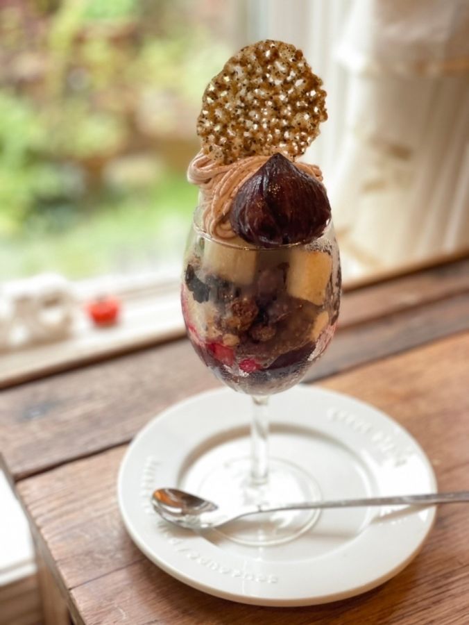 「栗のparfait」2430円（使用する素材により価格の変更あり）