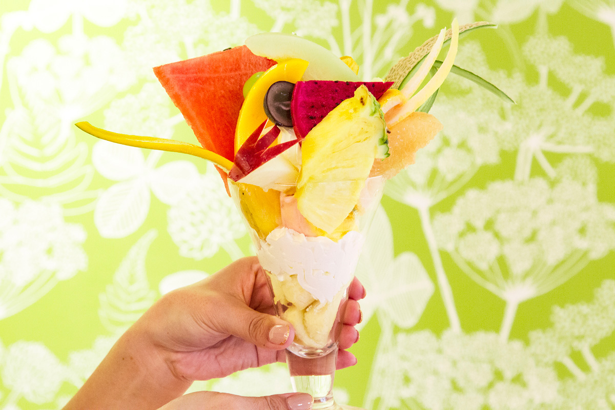 「フルーツパフェ」1740円 ※値段は変更になる可能性あり