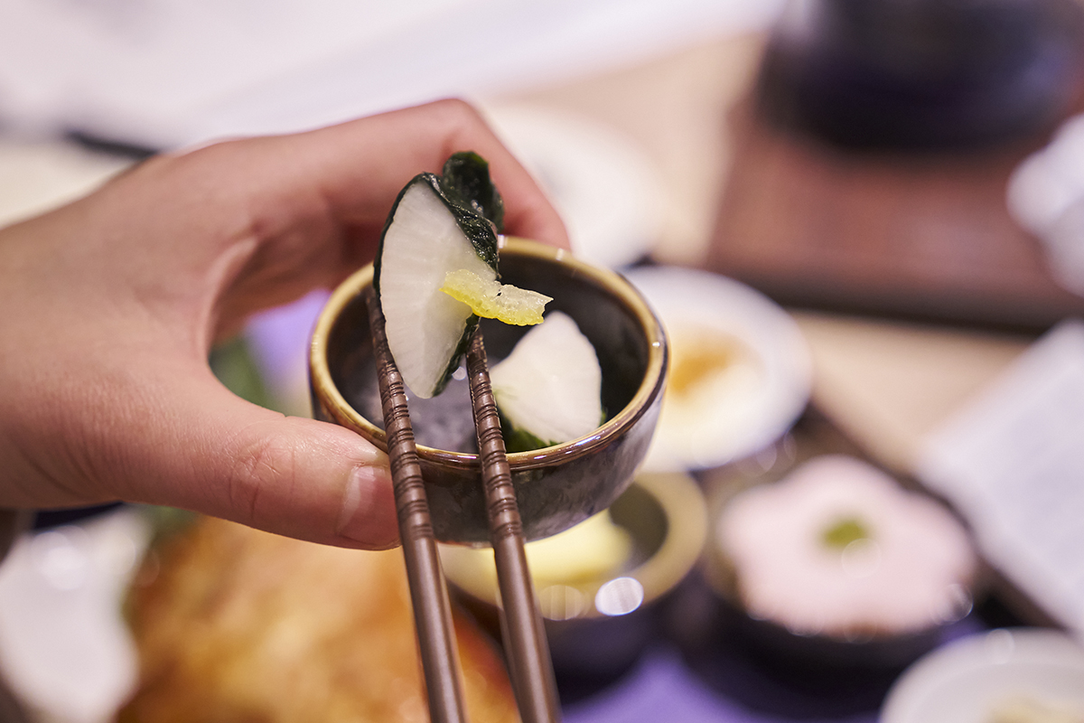 「高菜巻大根」