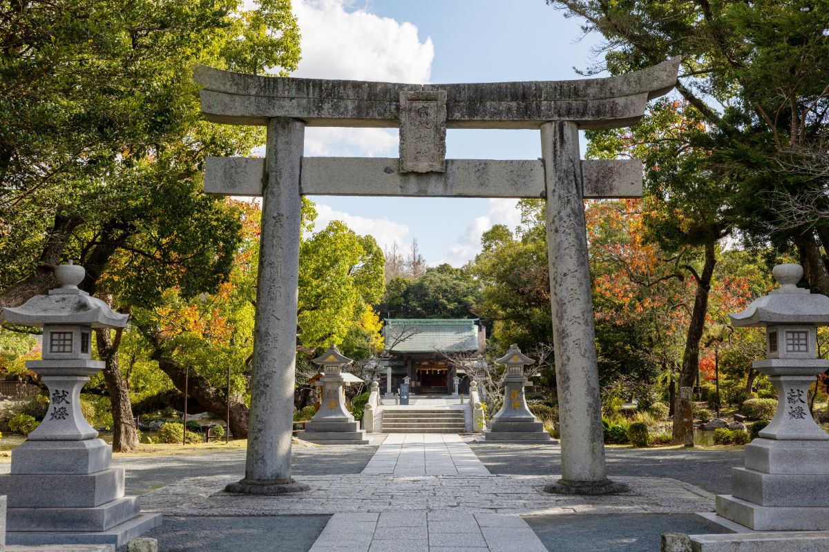 荘厳な雰囲気漂う宗像神社