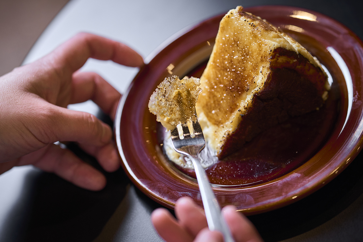 ザクザクとしたブリュレの食感を楽しめる