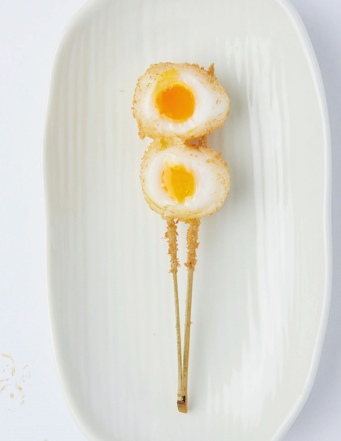 「特製半熟うずら卵」 200円