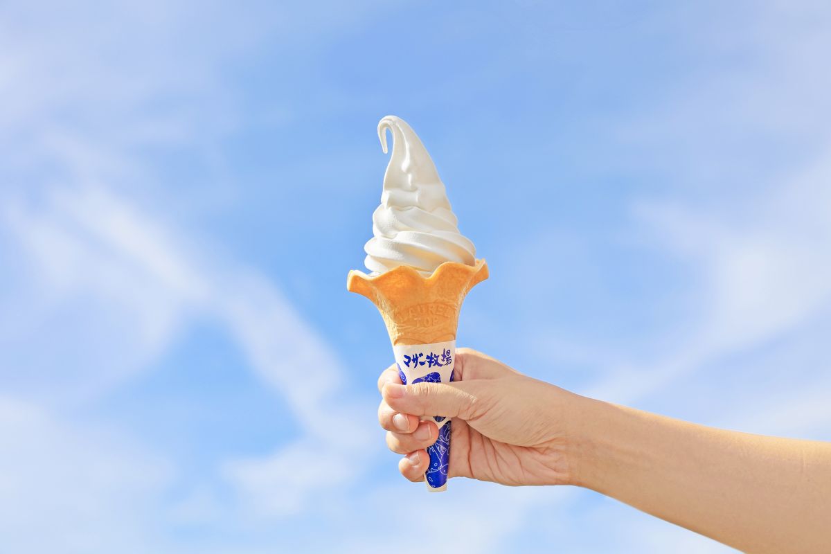 ソフトクリーム バニラ420円