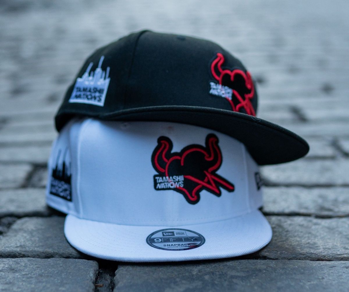「TAMASHII NATIONS STORE NEW YORK New Era Snapback Hats」$55.00