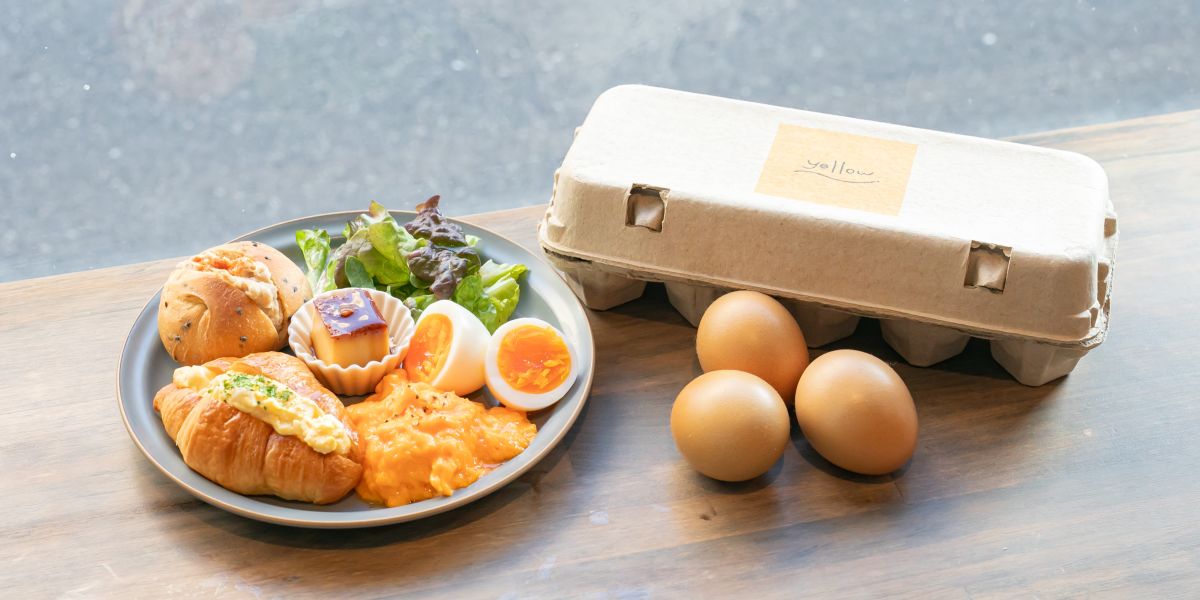 【神戸・元町】自社養鶏場直送、たまご尽くしな朝食「たまごとジェラートのお店 yellow 神戸元町店」