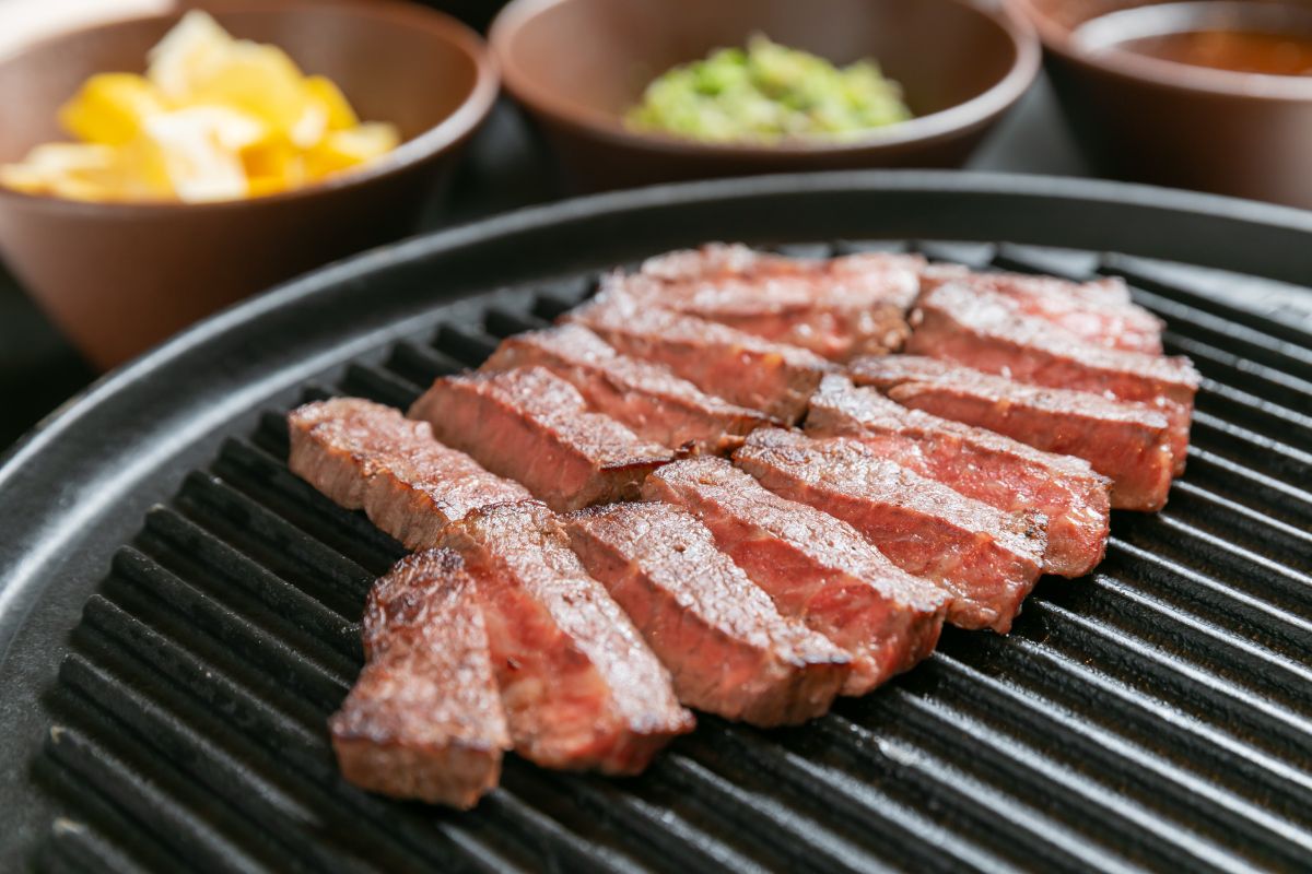 むなかた牛のステーキ