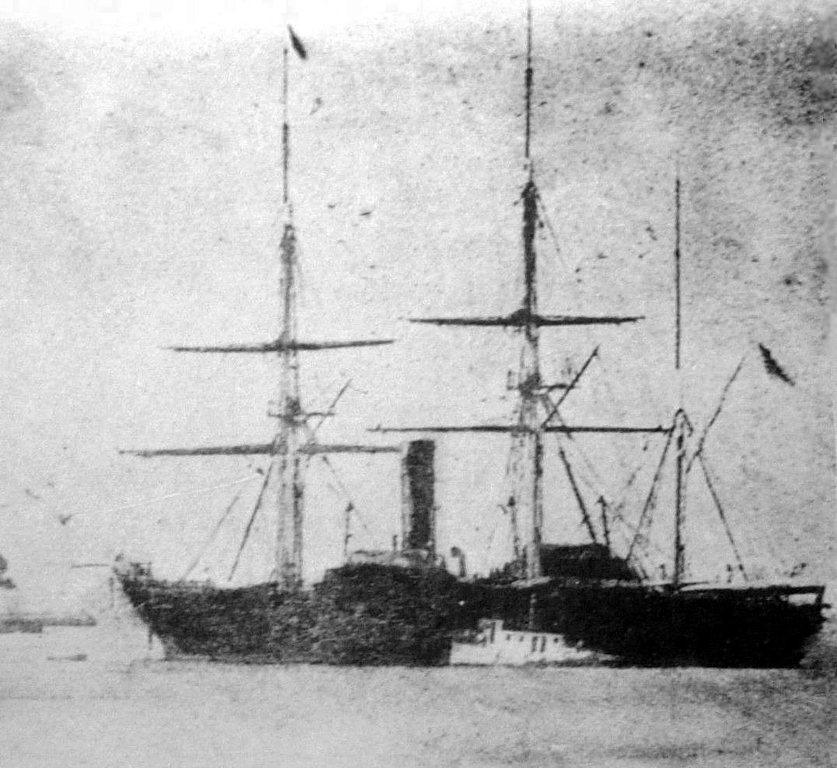 嘉永6年（1853）に来航した黒船