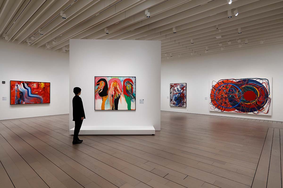 「STEPS AHEAD: Recent Acquisitions 新収蔵作品展示」展示風景（2021年）　撮影：木奥惠三