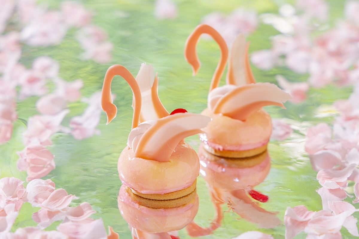 「桜とチェリーのスワンムース」