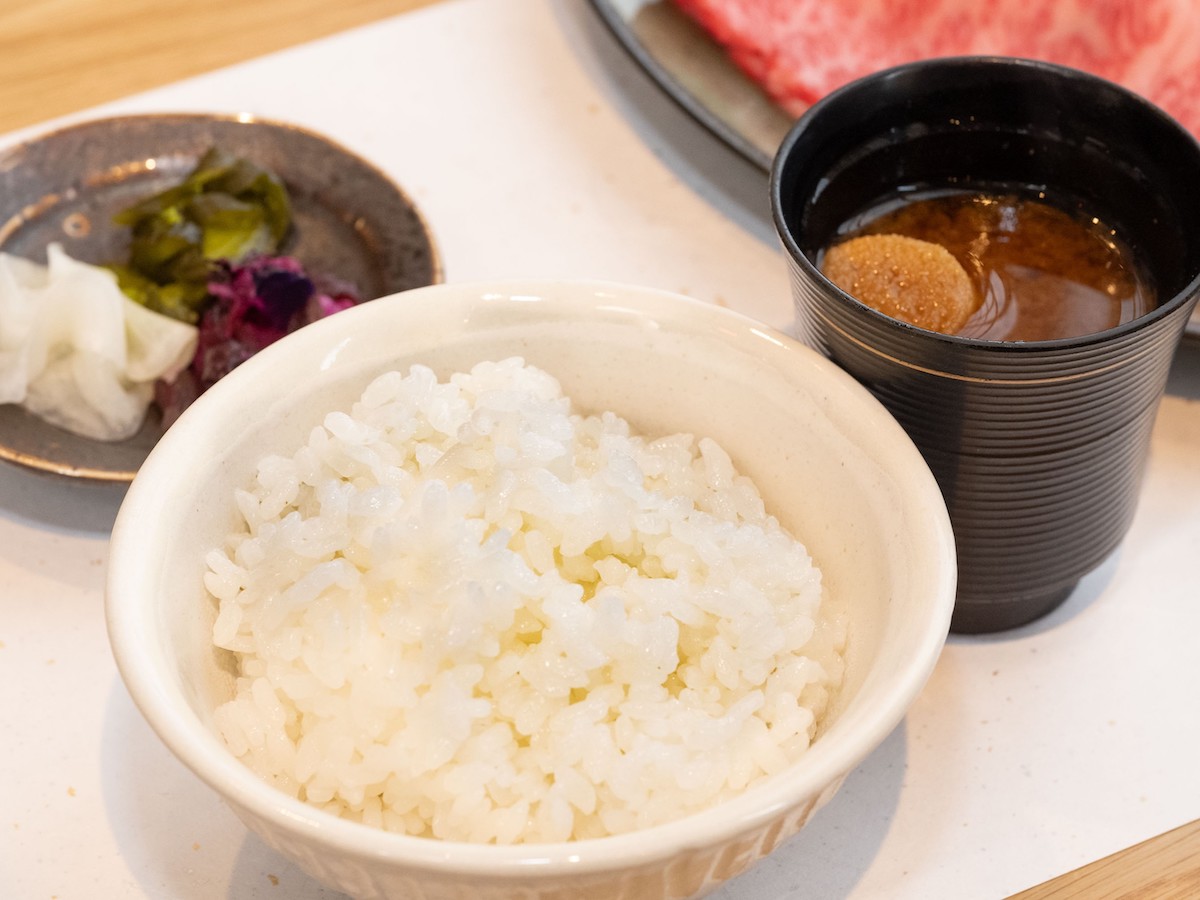 「お食事セット」もおかわり自由