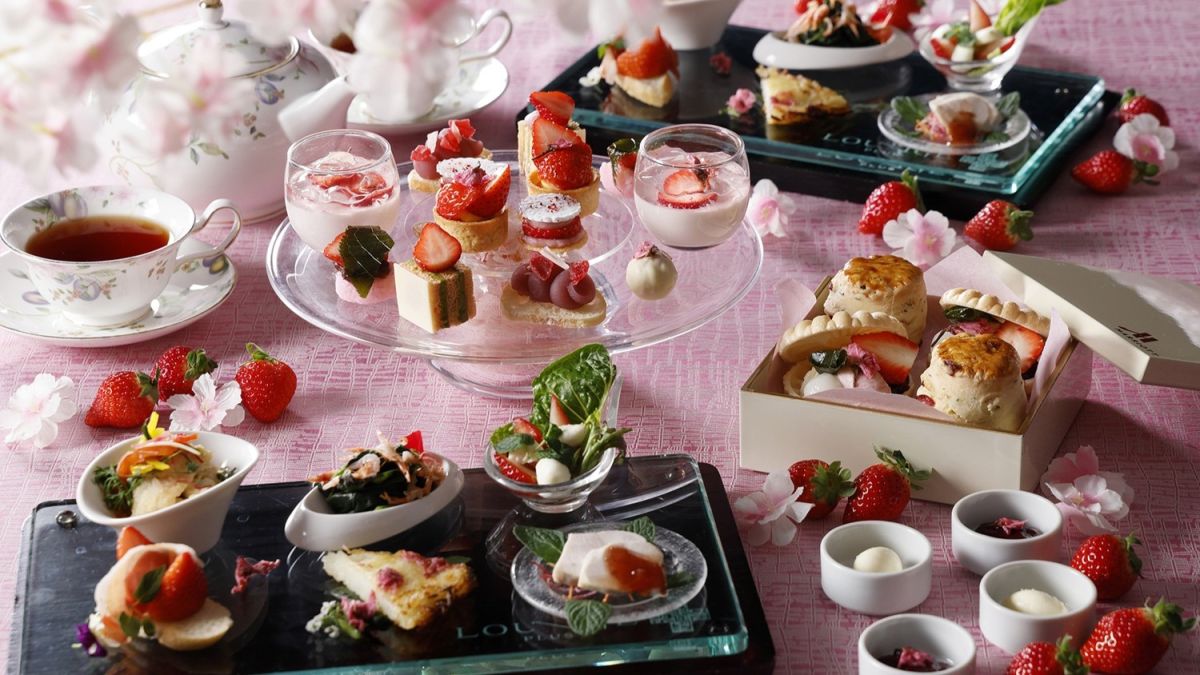 【大阪マリオット都ホテル】甘ずっぱいイチゴと可憐な桜の魅力が詰まった春満開のアフタヌーンティー【～4月30日】