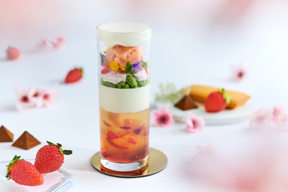 おたるフラワーワインパフェ