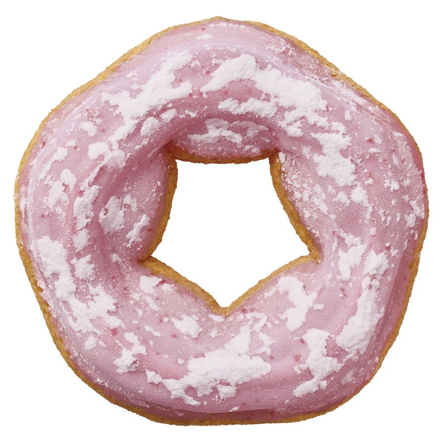 「桜もちっとドーナツ いちごだいふく風」