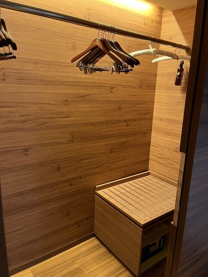 グループでのステイや連泊でも安心の広々収納