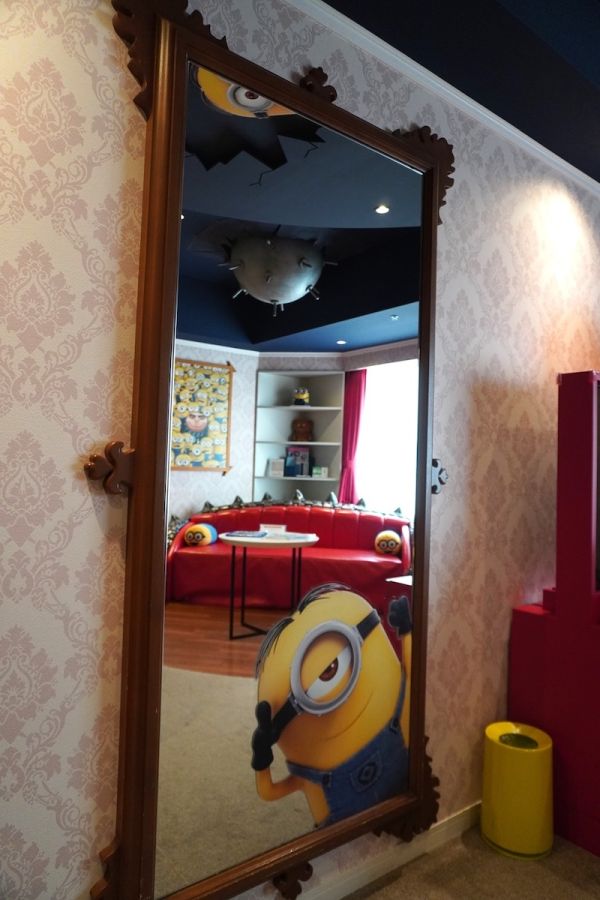 ミニオンと一緒の滞在を満喫