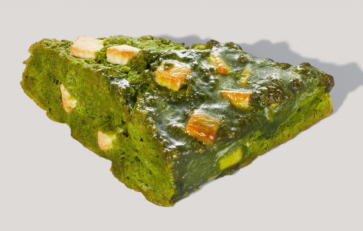 「宇治抹茶&ホワイトチョコスコーン」330円