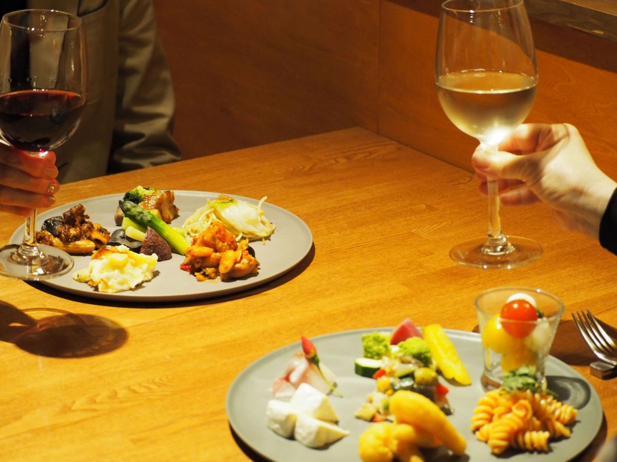 食事に合わせてワインも楽しみたい