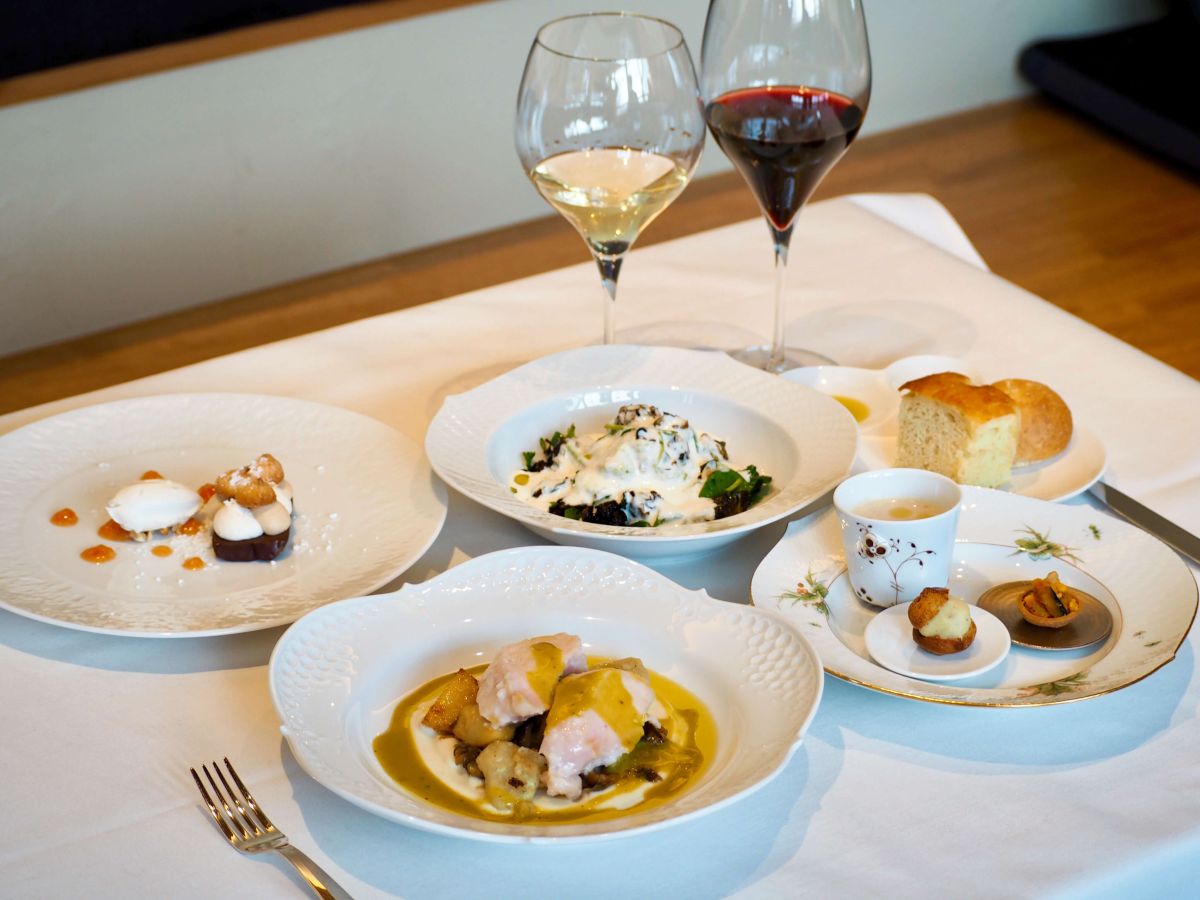 取材時のコース※通常のコースとは内容が異なります