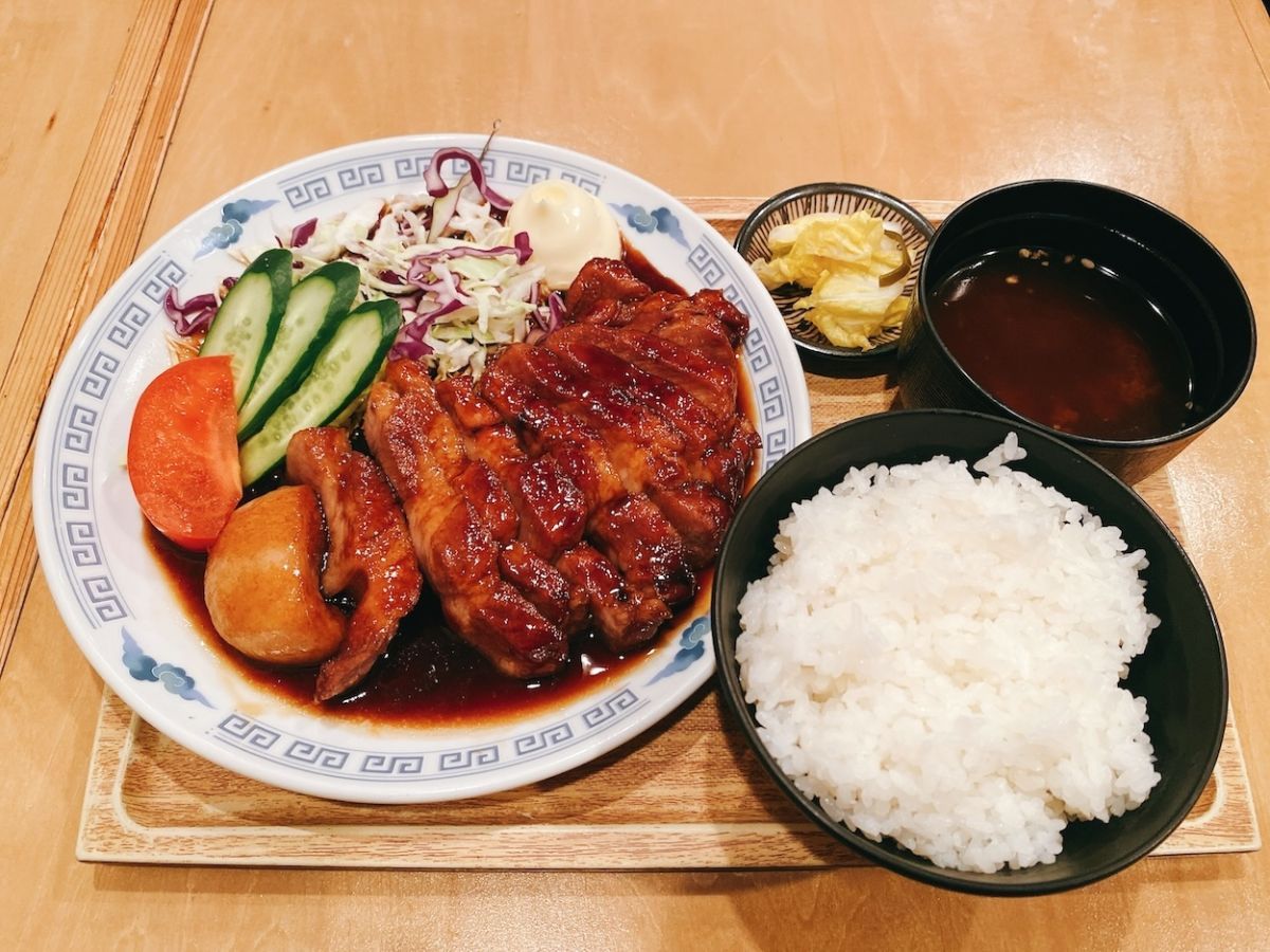 「ポークソテーライス」1500円