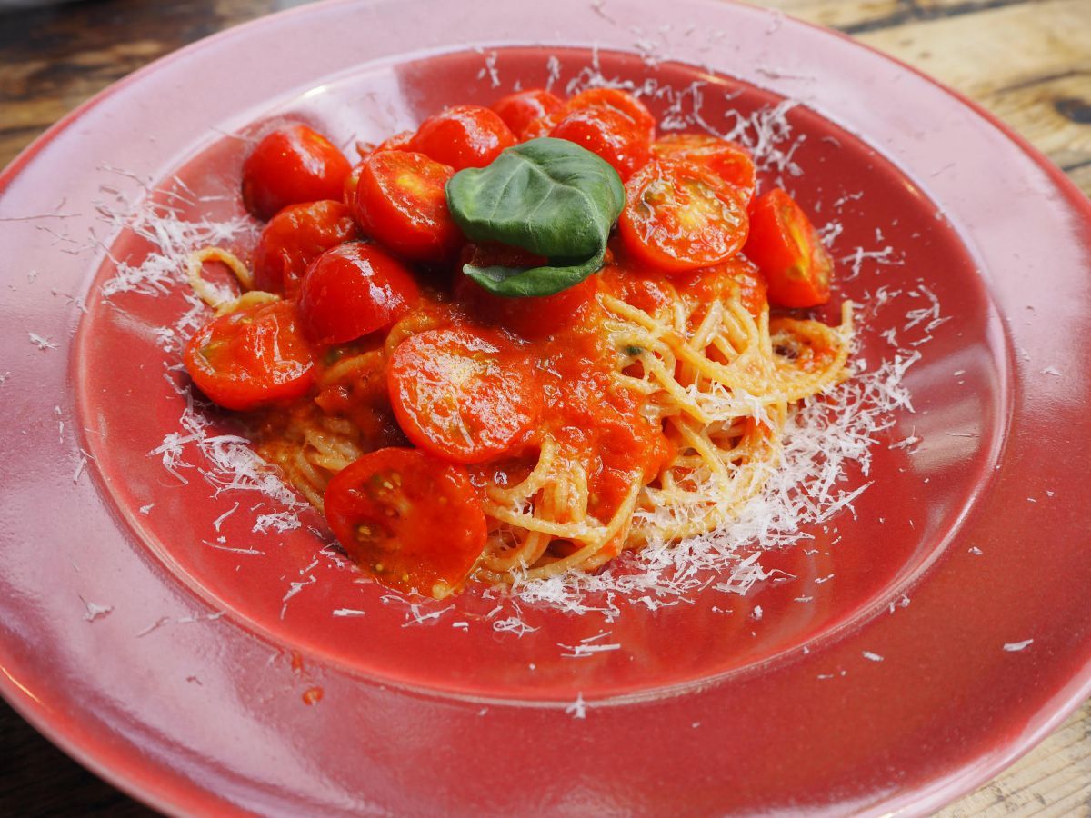 「日本のトマトがうまいから！」スパゲッティ 1650円