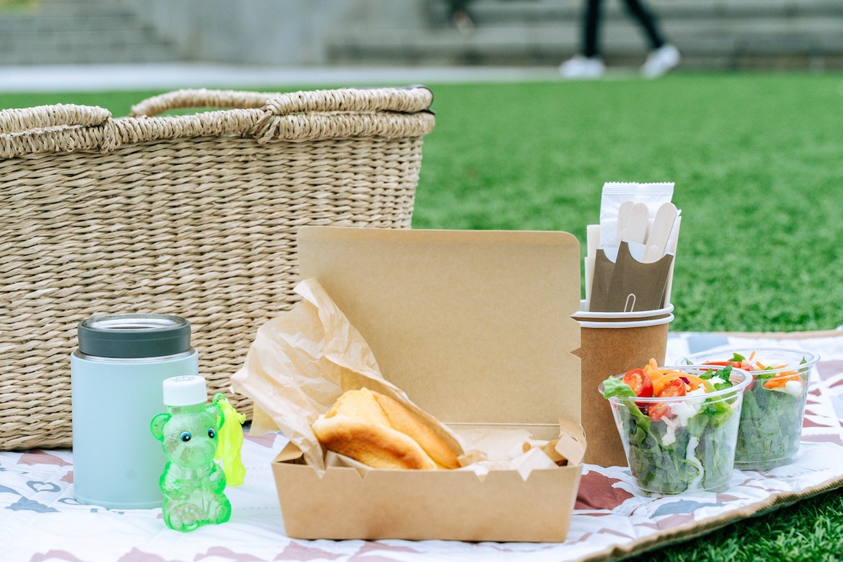 都市公園でピクニック♪