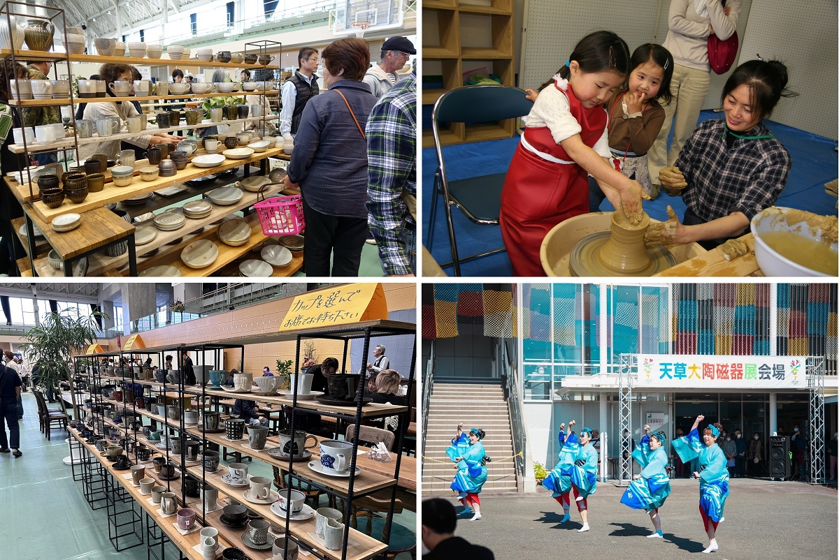 子どもが楽しめるろくろ体験などもあります