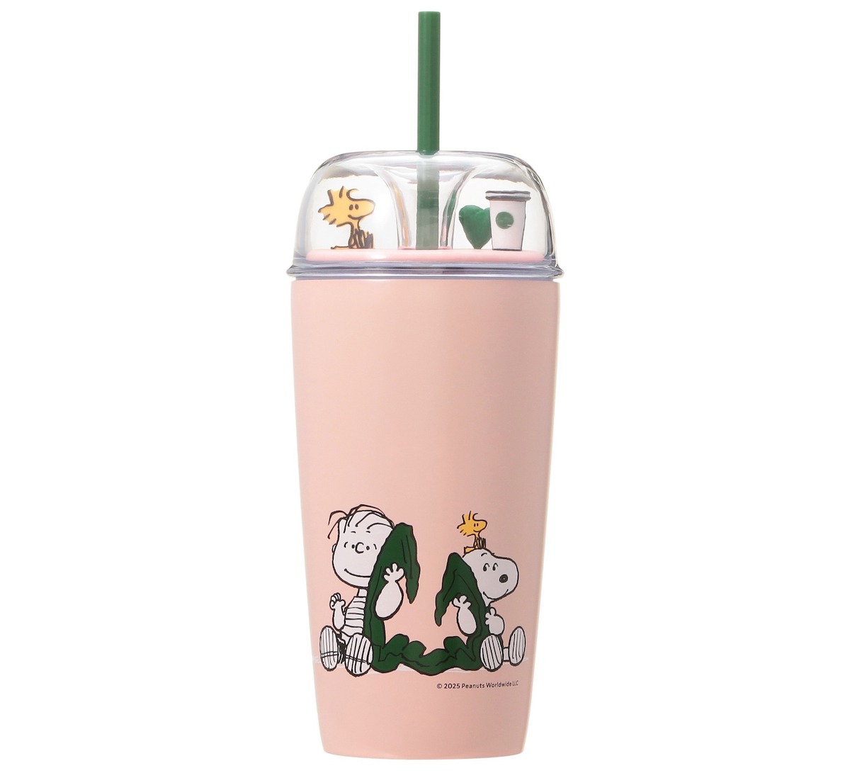 「PEANUTS ステンレスコールドカップタンブ ラー ピンク」473ml 5900円