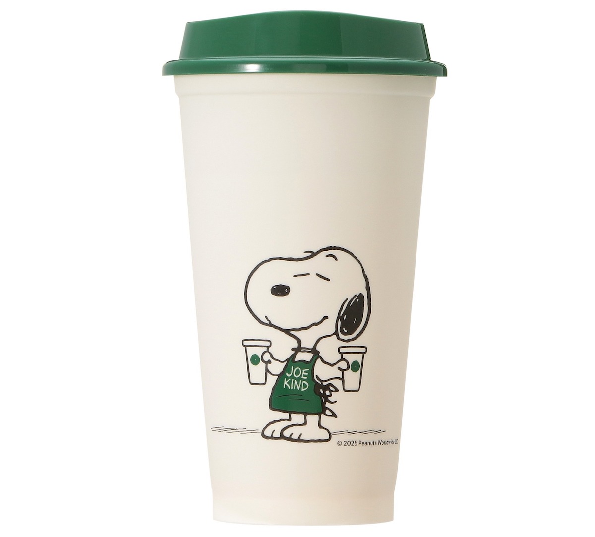 【店舗限定】「PEANUTS リユー ザブルカップ ホワイト」473ml 800円