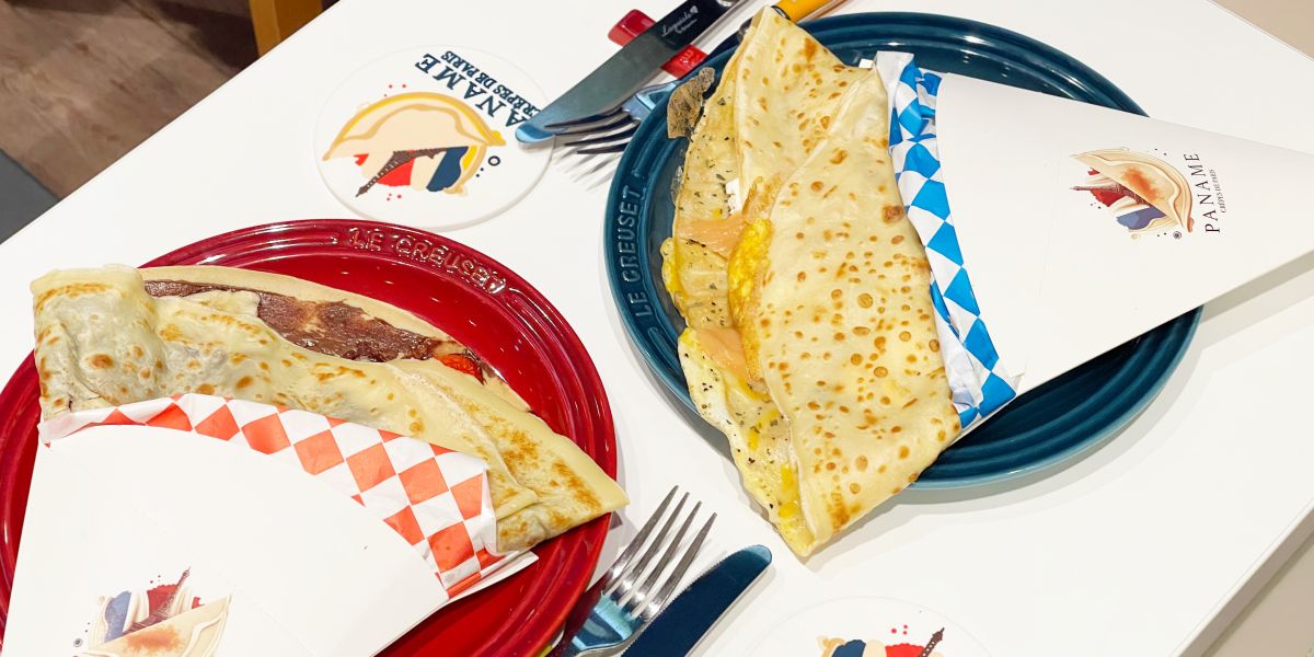 パリ本場のクレープを銀座で！「PANAME Crêpes de Paris」の直径40cmクレープを味わう