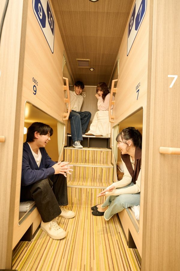 個人のスペースを確保しつつも比較的リーズナブルなプライベートベッド