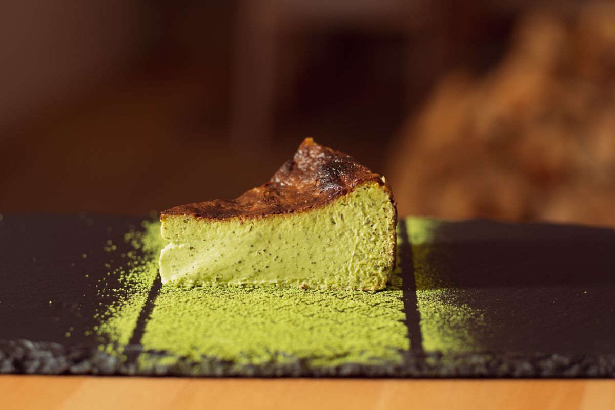 「抹茶香るバスク風チーズケーキ」825円