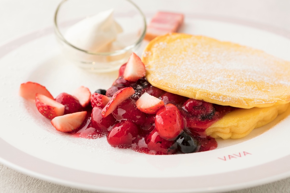 「VAVAパンケーキ 苺&ベリー」 2090円