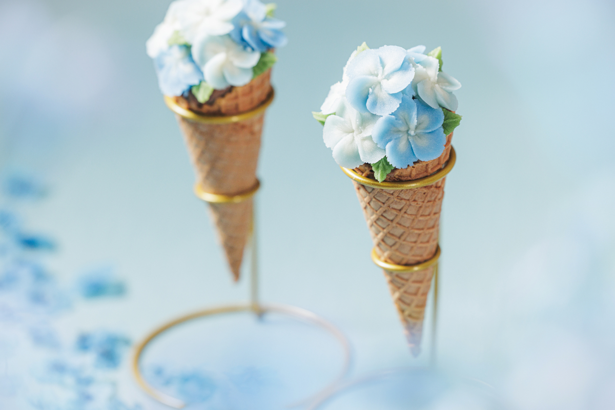 ネモフィラブーケアイス