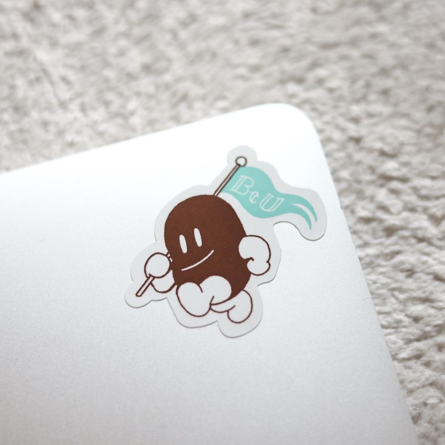 このゆるキャラは「ビーンマン」というのだそう