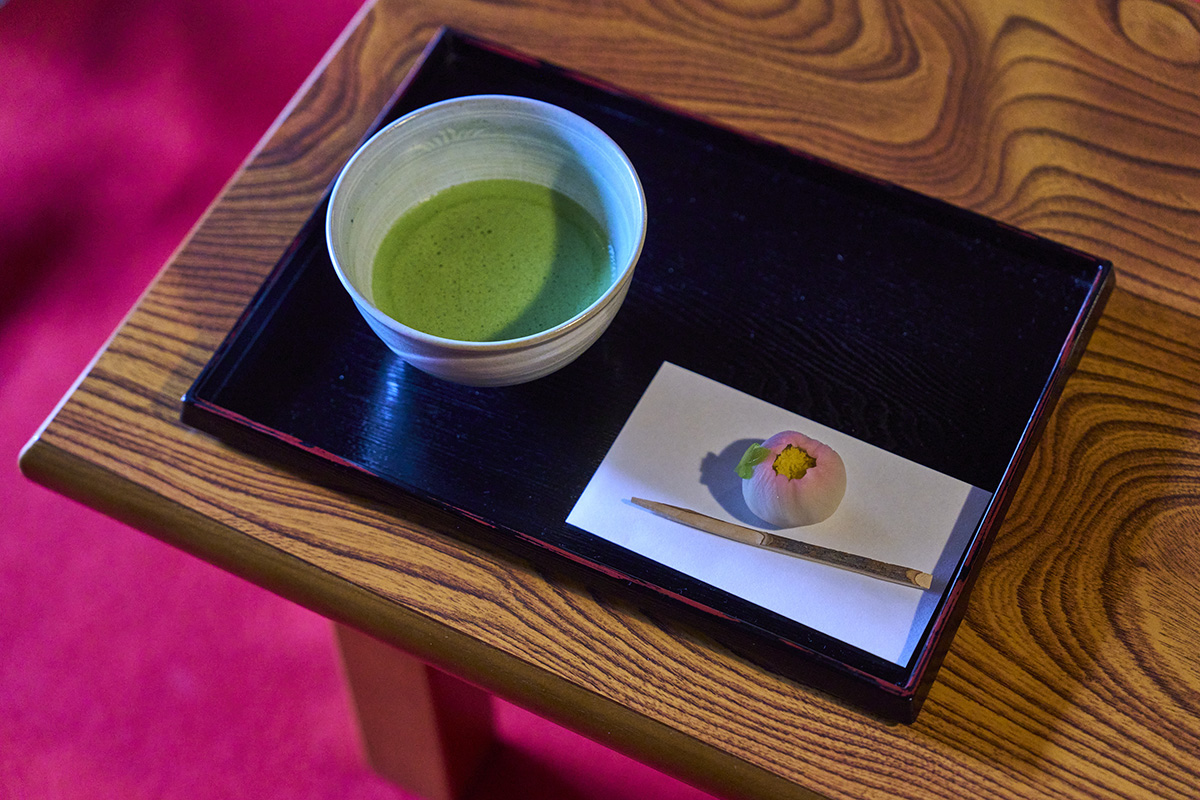 「和菓子と抹茶セット」1000円