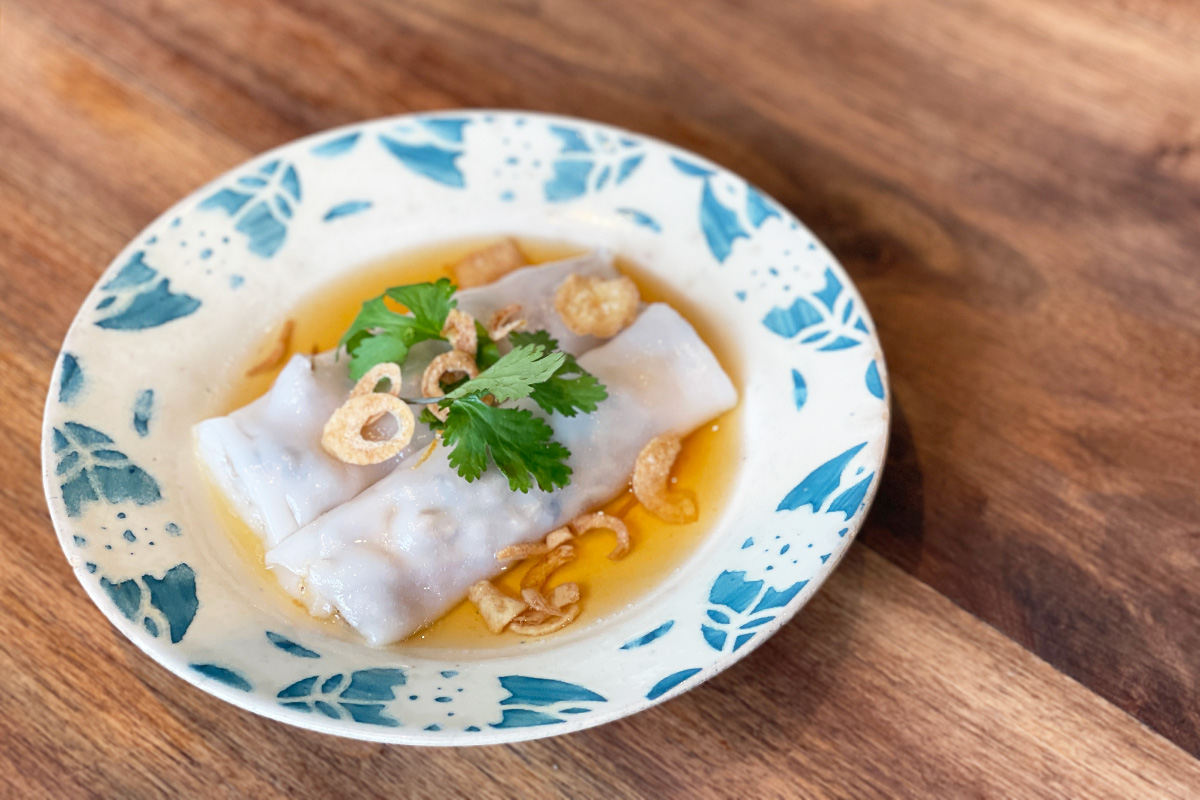 「もっちりむし春巻 挽肉の旨味」700円