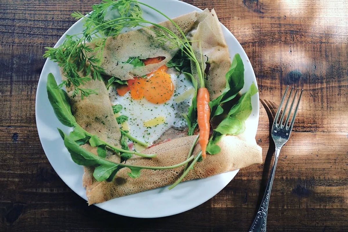 「そば粉100％ガレット」1480円